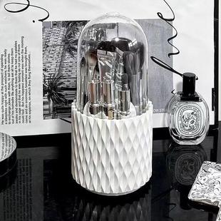 ins风旋转化妆刷收纳筒眼影刷子桶置物架桌面收纳盒多功能梳妆台