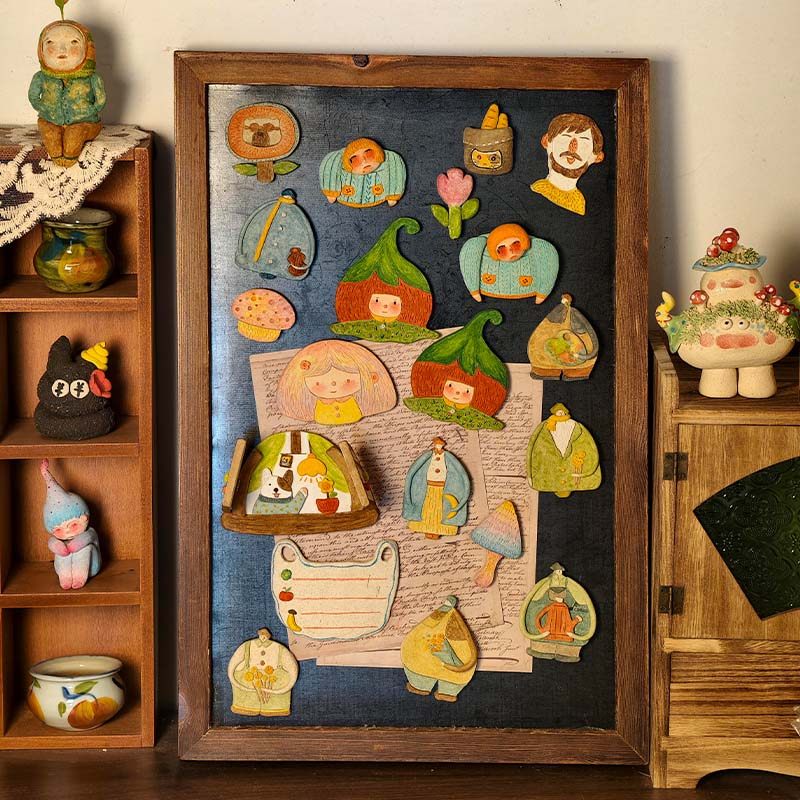 中古可爱卧室装饰房间布置床头挂画摆件艺术创意客厅饭厅挂画墙画