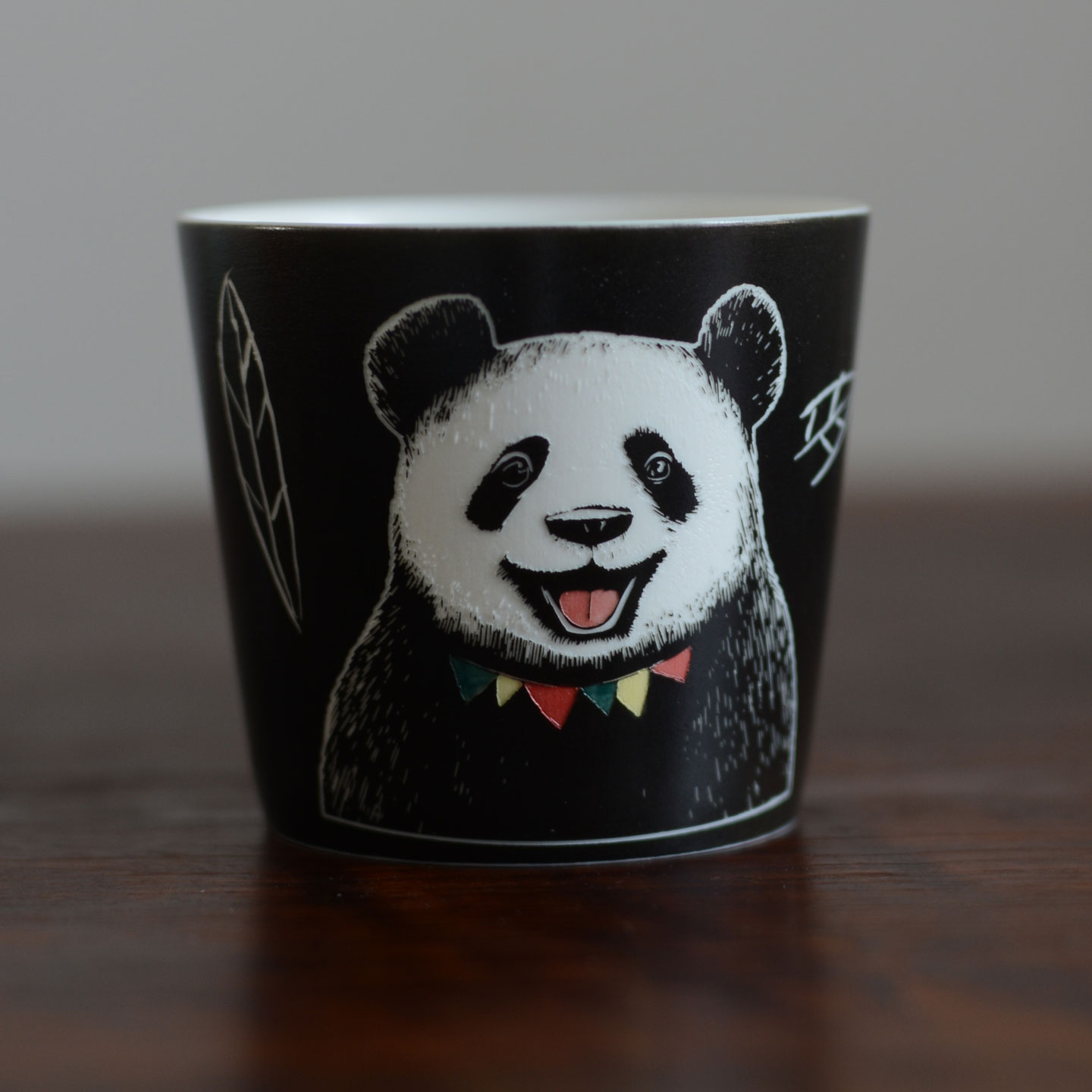 景德镇陶瓷杯手握杯咖啡杯水杯熊猫图案创意礼物