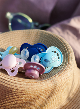 美安萌MAM婴儿Original安抚奶嘴宝宝睡觉神器防胀气扁头仿母乳新