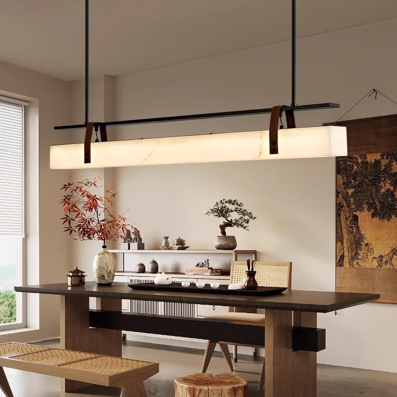 宋代美学餐厅吊灯设计师极简仿云石高档禅意会所茶楼室书房茶岛台,家装灯饰光源,餐厅吊灯,淘宝优惠券,粉丝福利购,淘宝优惠卷