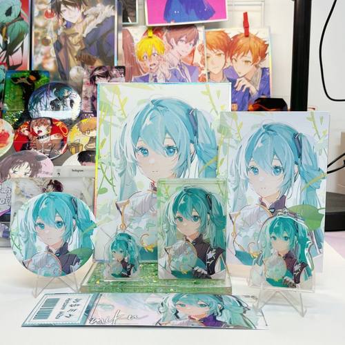 初音未来周边亚克力挂件原创同人