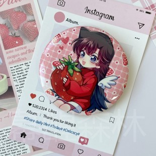 【幕醒森林】名侦探柯南周边毛利兰吧唧徽章钥匙扣挂件立牌同人谷