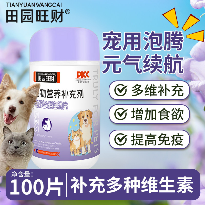 宠物营养补充剂泡腾片猫咪狗狗用