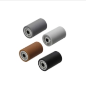 RORSS RORSA RORJS RORJA RORWS20/25/30标准带轴承硅胶包胶滚轮