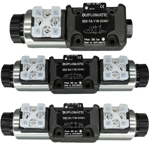 迪普马液压阀DS3-S4/11N-D24K1 S1 S2 S4 TA TB DUPLOMATIC电磁阀