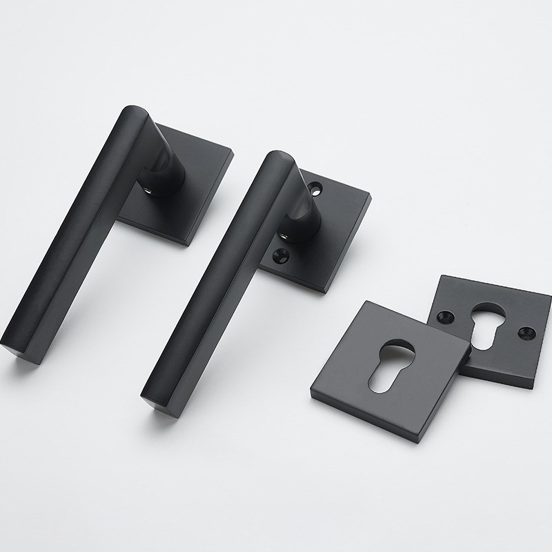 欧式卧室门锁房间实木门锁通用型五金锁具门把手分体锁房门锁