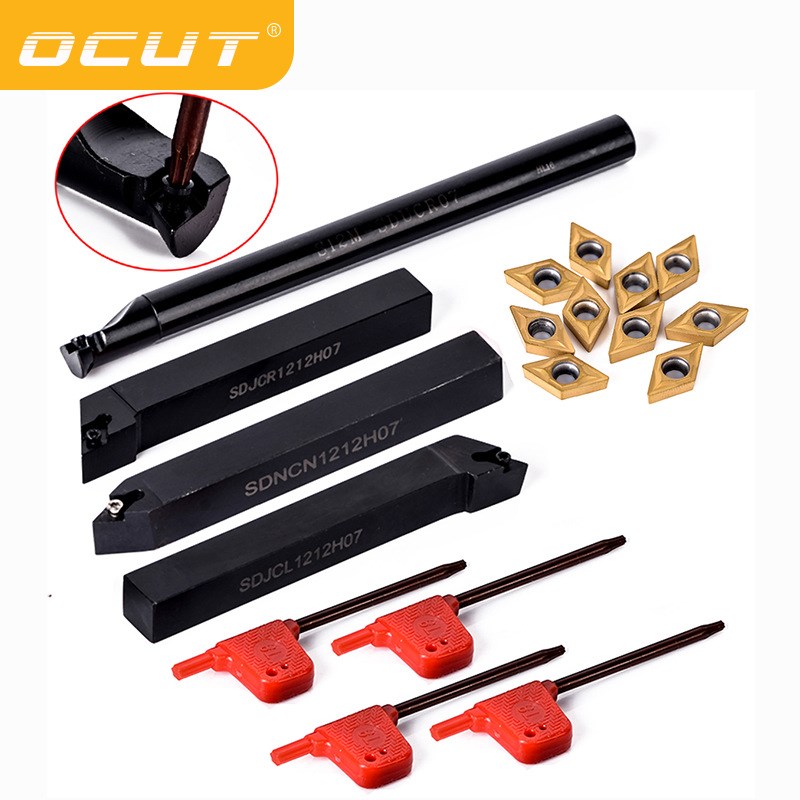 93度S型外圆车刀内孔车刀S12M SDJCR/L SDNCN1212H07外圆车刀套装