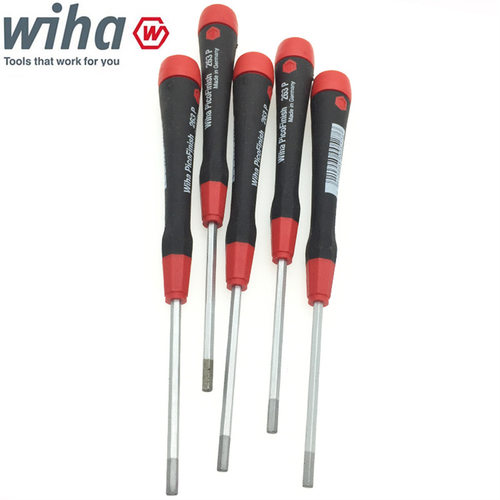 德国wiha威汉平头内六角螺丝刀263P进口公英制手批0.971.32.5mm