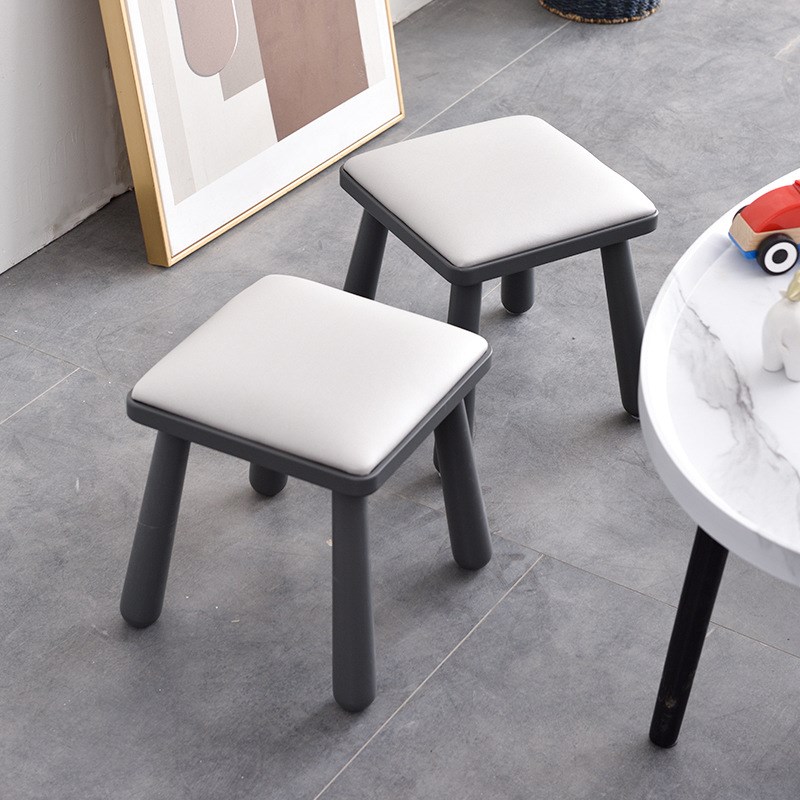 实木凳子家用软包小矮凳轻奢方凳圆凳简约小板凳换鞋凳客厅沙发凳