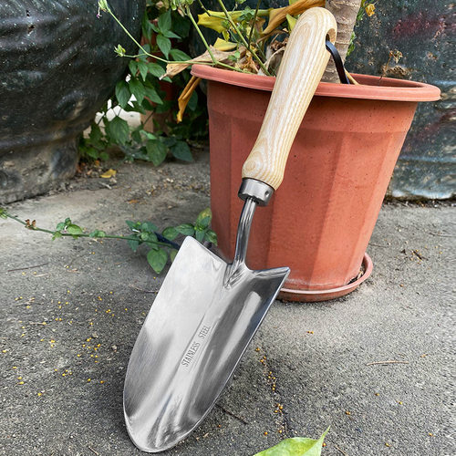 Stainless Steel Head  Farm Garden Digging Tools Hand Trowel