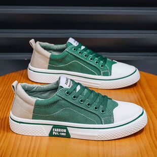 帆布鞋 夏季 复古印花时尚 透气舒适板鞋 清仓 回力爆款 软底休闲鞋 男鞋