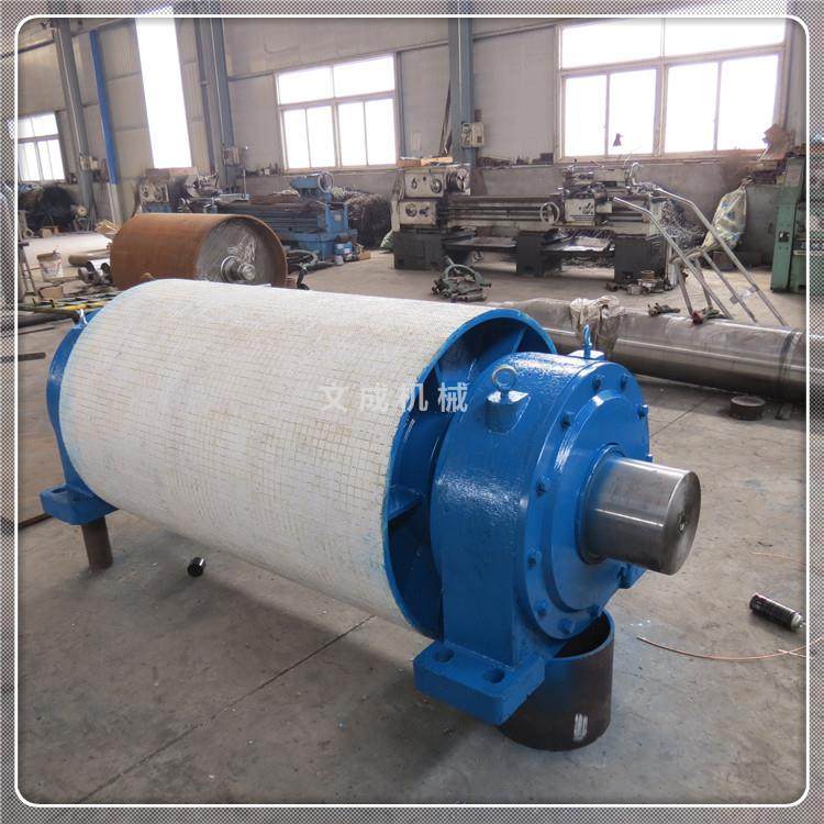 制造带宽800型号直径400到1400 皮带输送菱形胶面传动滚筒 压帯轮