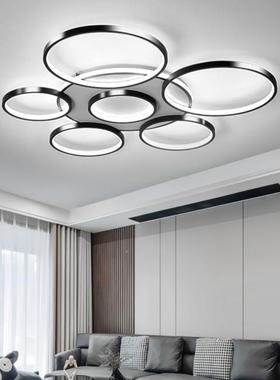 流行新款北欧客厅灯现代简约大气卧室灯广东中山灯具吸顶灯6166