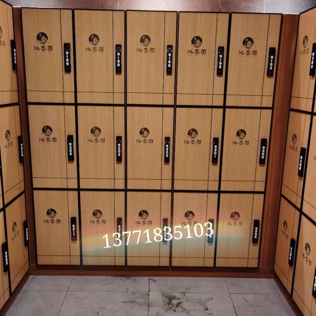 温泉汗蒸房健s身房木制换衣柜浴场浴室h桑拿洗澡堂更衣柜员工储物