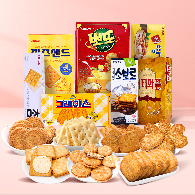 克丽安韩国进口幸运太口苏打饼干