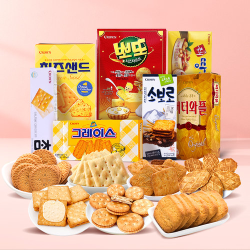 克丽安韩国进口幸运太口苏打饼干