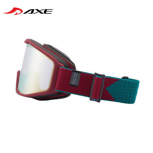 AXE进口全能滑雪镜通用款防风防雾滑雪风镜AX800-XS