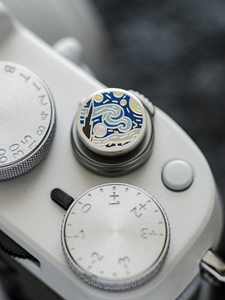 梵高星空相机快门按钮适用富士xt5/xt30/x100v徕卡m11m6快门帽键