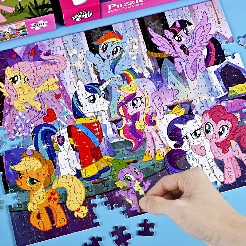 儿童拼图女孩玩具小马宝莉3到6岁