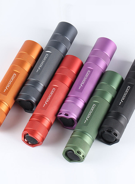 Convoy S21A钛色/黑色/绿色/红色/橙色/紫色 SFT40 平头 温控白光