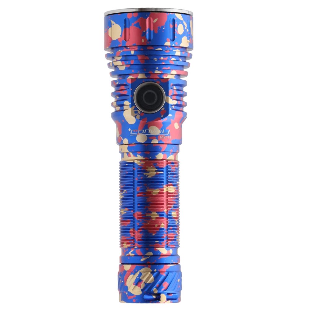 Convoy M21H迷彩蓝 XHP70.3Hi LHP73B ,type-c 21700 TIR手电筒