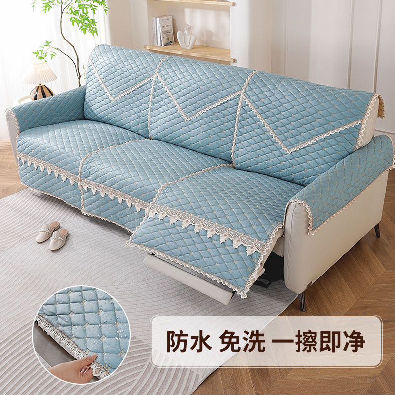 新款科技布电动沙发套芝华仕电动三人位沙发套头等舱防猫抓沙发罩