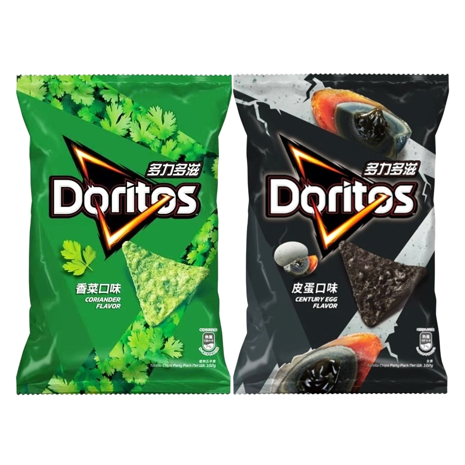 台湾进口多力多滋香菜皮蛋口味图片