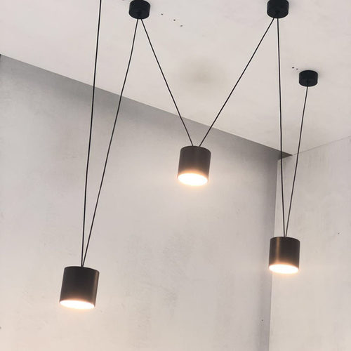 前台灯DIY线条吊灯餐厅卧室展厅样板房后现代吧台过道创意个性灯
