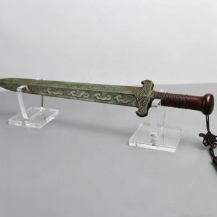 兵器刀剑陈列架博物馆展示架笛子托架收藏馆底座光剑亚克力剑架子