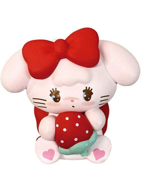 限购5/预售定金玩具 Lil ala mode草莓造型坐姿公仔2