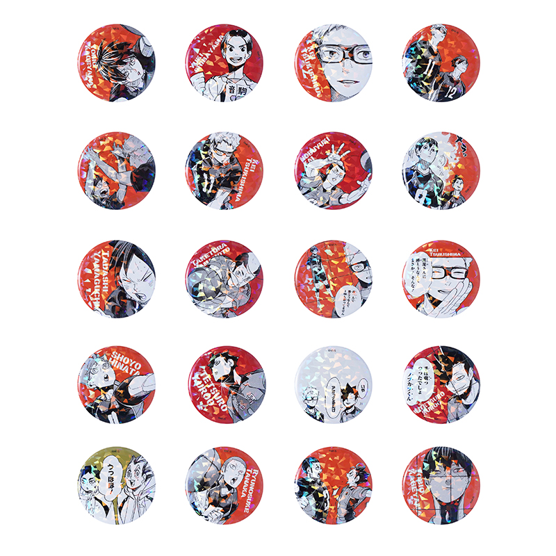 排球少年 原画受注闪吧唧徽章第二弹 链接三DG周边现货