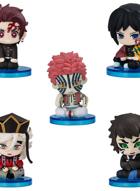 限购五件预售鬼灭之刃无限城坐姿小队   义勇猗窝座摆件 10月