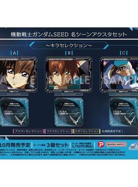限购5/现货 Sol 机动战士高达SEED 名场面 亚克力立牌 0613 周边