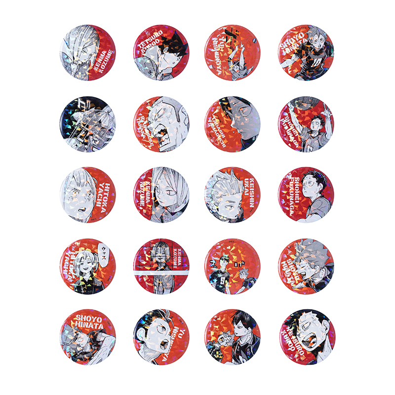 排球少年 原画受注闪吧唧徽章第二弹 链接五DG周边现货