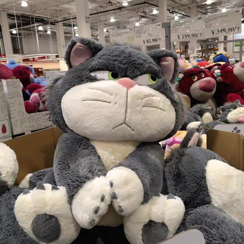 德国大号路西法玩偶睡觉形可爱娃娃毛绒玩具生公仔抱枕礼物猫咪