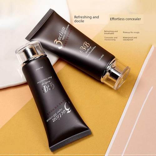 氏N1BB霜学生自然裸妆遮瑕强素颜粉底液持久不脱妆防水保湿隔