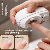 成人安全自动指甲钳 日本进口老人 儿童电动指甲钳 家用抛光指