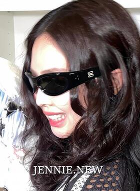 jennie同款猫眼太阳眼镜女款gm2025新款高级感网红抗UV发箍太阳眼