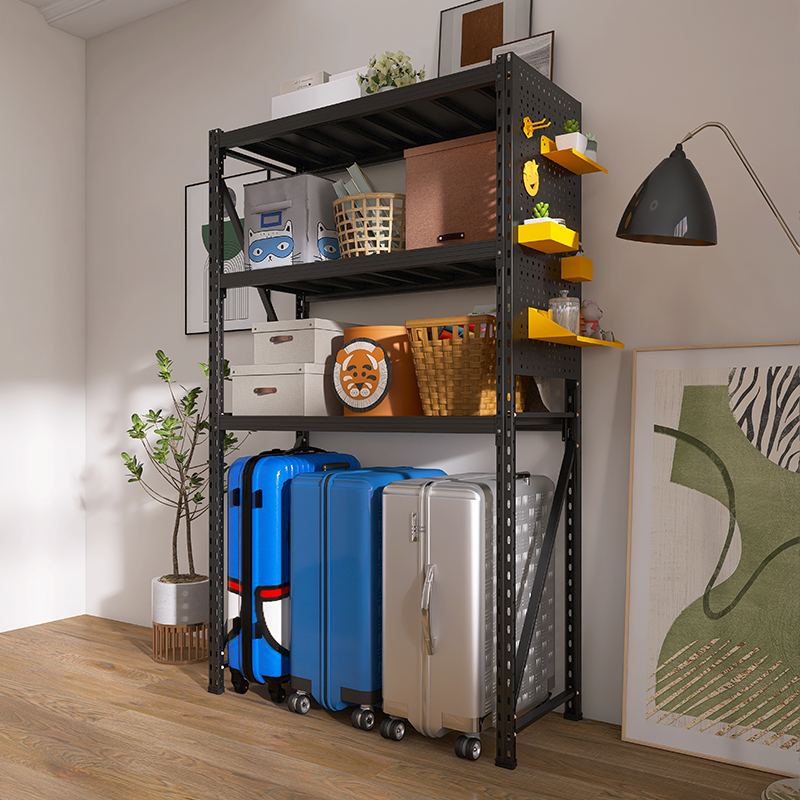 峰阳白色三层多层下空式收纳架