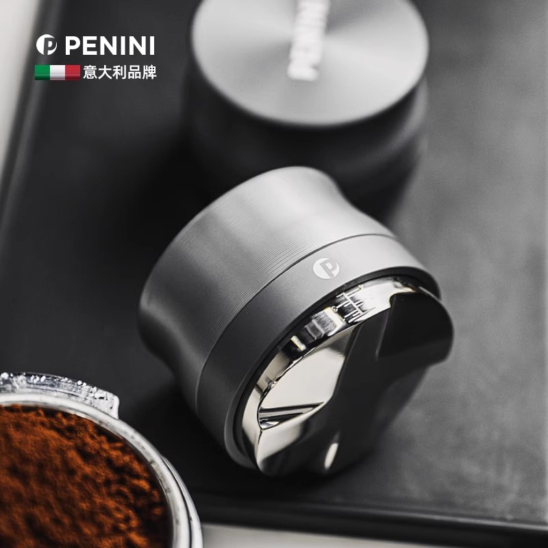 penini不锈钢咖啡布粉器意式咖啡四浆十字形58mm可调节压粉器