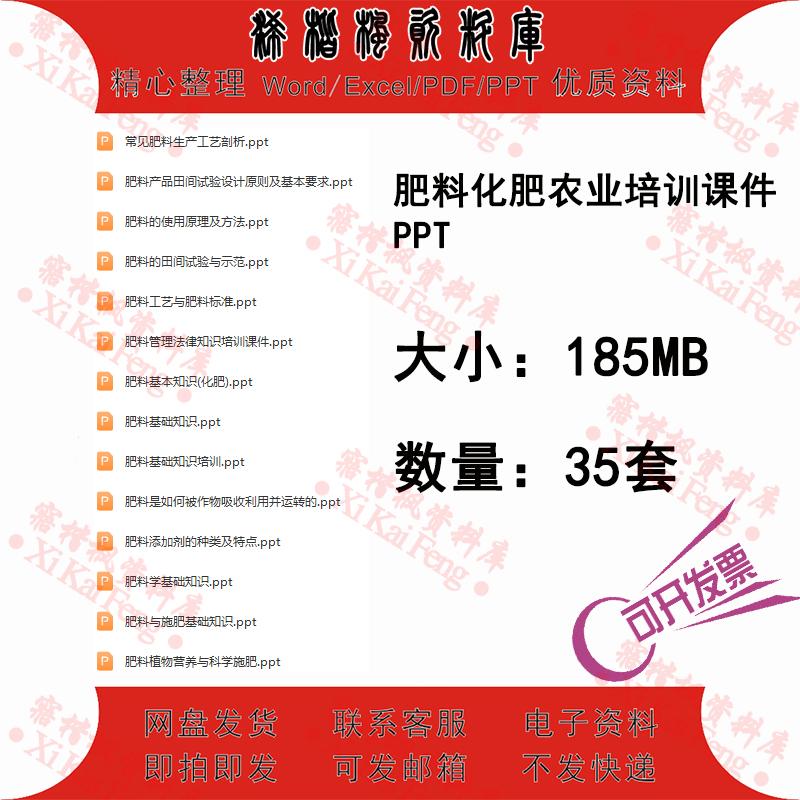 肥料化肥农业培训课件肥料试验设计原则基本要求肥料学基础知识