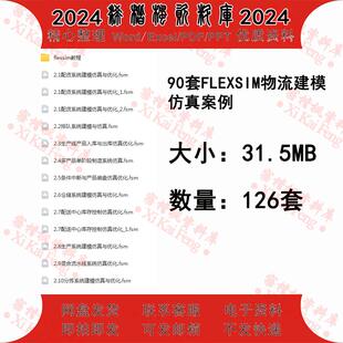 Flexsim物流建模仿真案例仓储配送案例教程fsm源文件生产仿真优化
