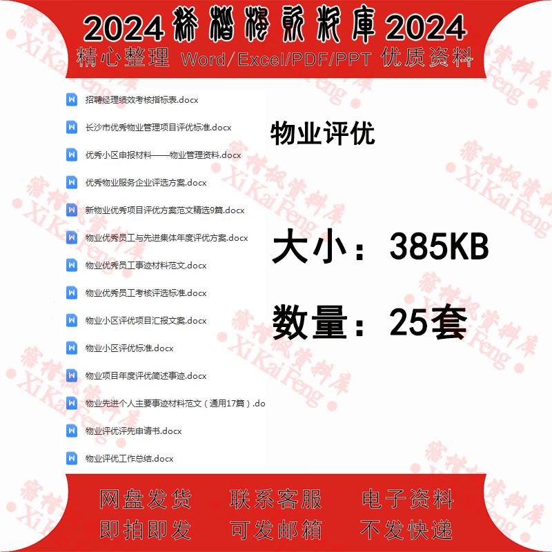 新物业优秀项目评优方案物业优秀员工与先进集体年度评优方案模板