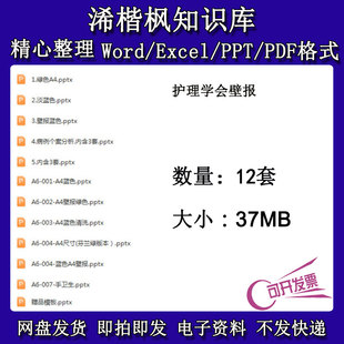 中华护理学会壁报标准模板A4尺寸PPT模板设计美化可修改编辑