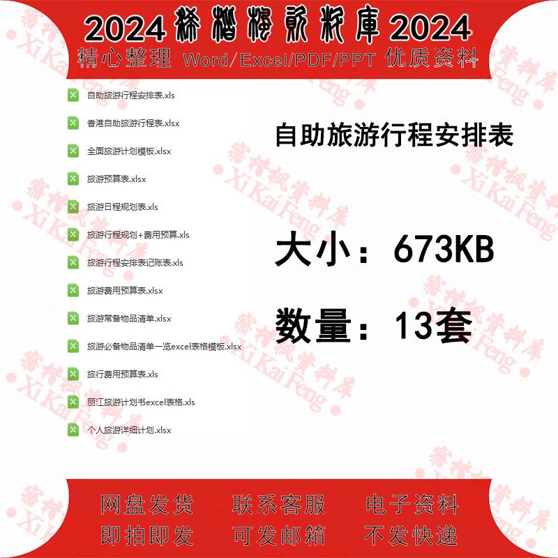 自助旅游行程安排费用预算旅游行程安排表记账表自助旅游行程安排