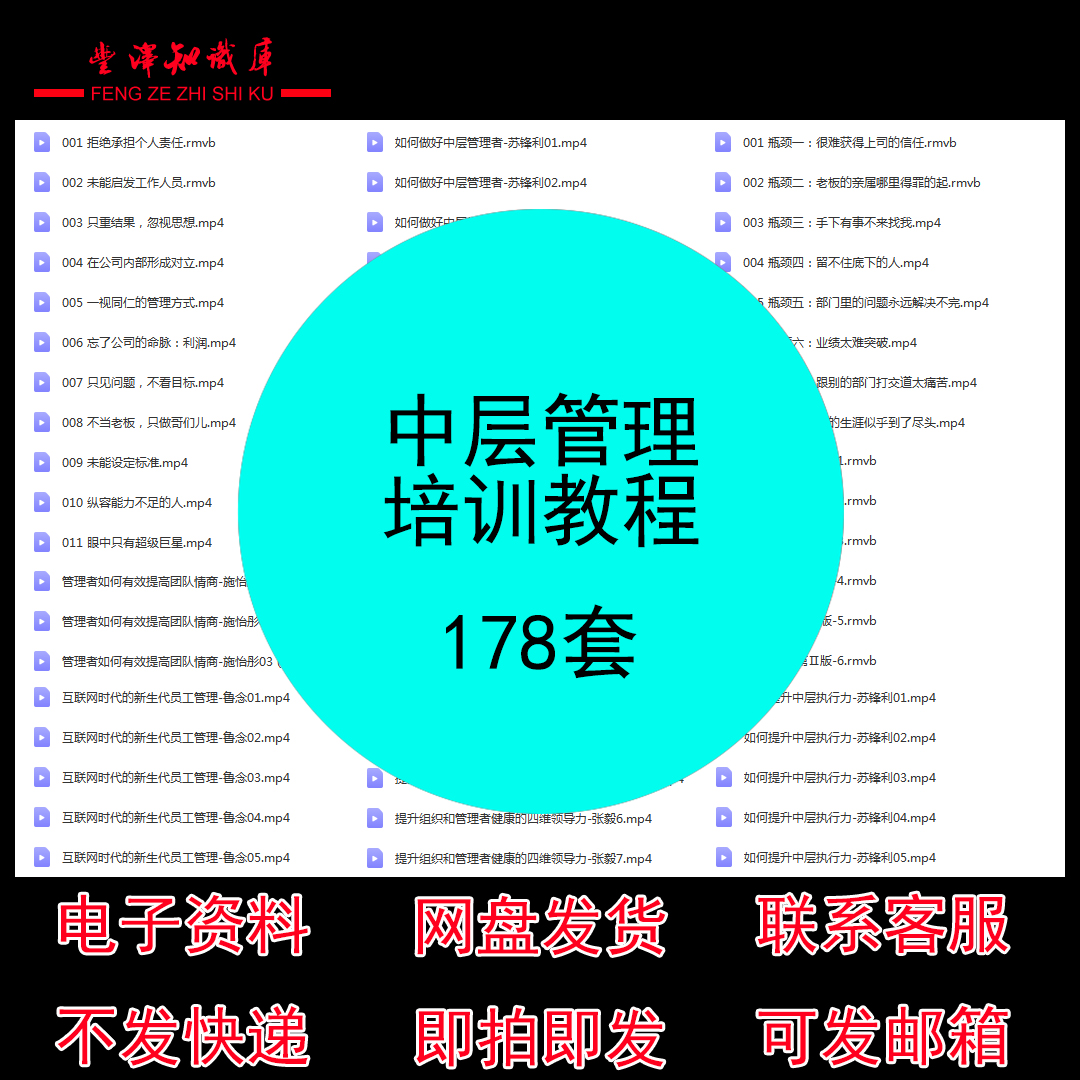 企业中层管理培训视频教程高效会议提升员工执行力培训视频课程