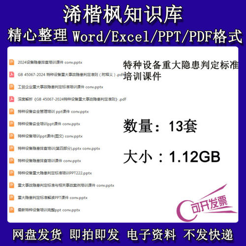 特种设备重大隐患判定标准培训课件特种设备隐患排查培训PPT课件