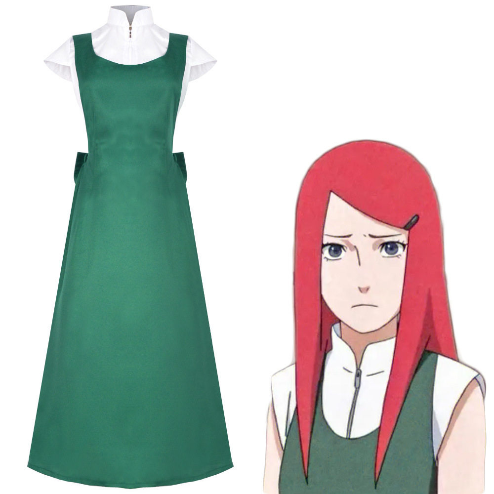 火隐忍者cos疾风传 鸣人妈妈 漩涡玖辛奈cosplay角色扮演动漫服装