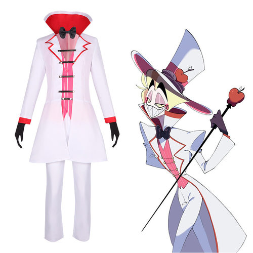 地狱客栈cos服Hazbin Hotel地狱之王路西法cosplay万圣节表演服装